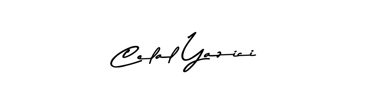 How to make Celal Yazici name signature. Use Asem Kandis PERSONAL USE style for creating short signs online. This is the latest handwritten sign. Celal Yazici signature style 9 images and pictures png