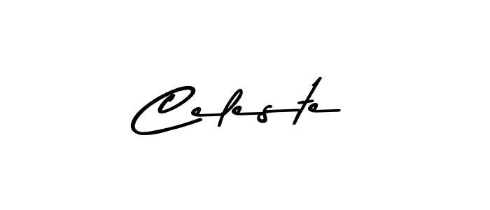 Make a beautiful signature design for name Celeste. With this signature (Asem Kandis PERSONAL USE) style, you can create a handwritten signature for free. Celeste signature style 9 images and pictures png