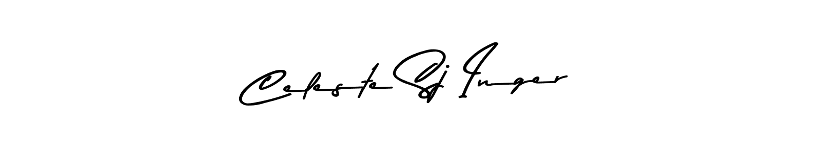 Similarly Asem Kandis PERSONAL USE is the best handwritten signature design. Signature creator online .You can use it as an online autograph creator for name Celeste Sj Inger. Celeste Sj Inger signature style 9 images and pictures png