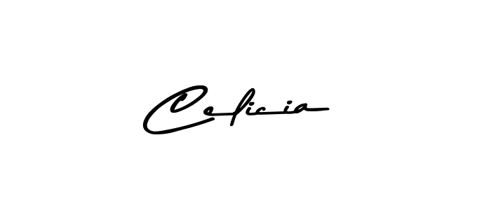 Create a beautiful signature design for name Celicia. With this signature (Asem Kandis PERSONAL USE) fonts, you can make a handwritten signature for free. Celicia signature style 9 images and pictures png
