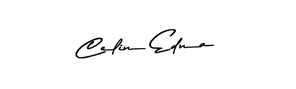 Design your own signature with our free online signature maker. With this signature software, you can create a handwritten (Asem Kandis PERSONAL USE) signature for name Celin Edna. Celin Edna signature style 9 images and pictures png