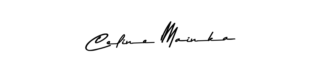 Celine Mainka stylish signature style. Best Handwritten Sign (Asem Kandis PERSONAL USE) for my name. Handwritten Signature Collection Ideas for my name Celine Mainka. Celine Mainka signature style 9 images and pictures png