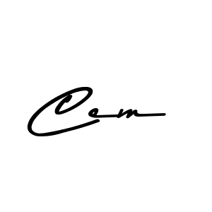 How to make Cem signature? Asem Kandis PERSONAL USE is a professional autograph style. Create handwritten signature for Cem name. Cem signature style 9 images and pictures png