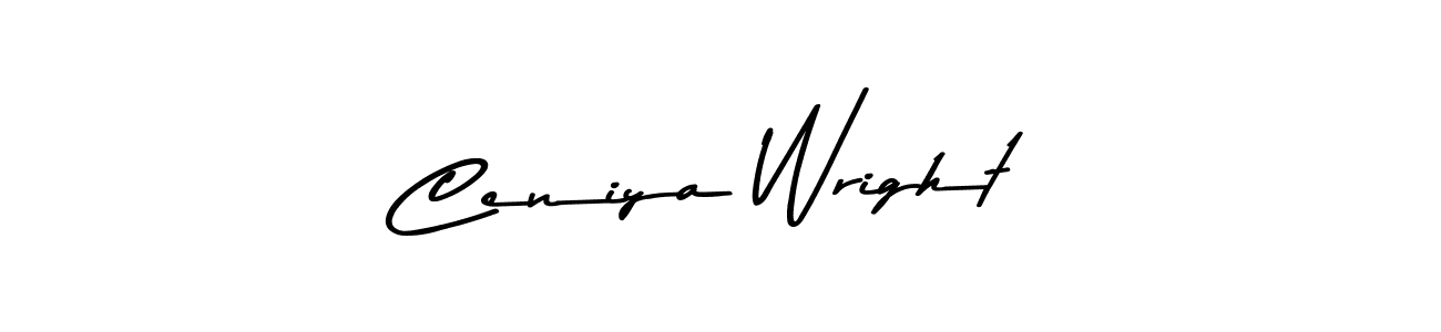 You can use this online signature creator to create a handwritten signature for the name Ceniya Wright. This is the best online autograph maker. Ceniya Wright signature style 9 images and pictures png