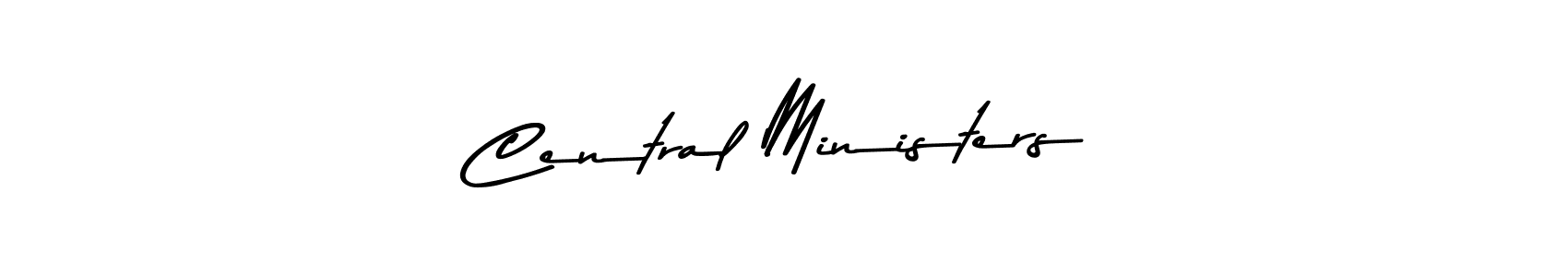 Asem Kandis PERSONAL USE is a professional signature style that is perfect for those who want to add a touch of class to their signature. It is also a great choice for those who want to make their signature more unique. Get Central Ministers name to fancy signature for free. Central Ministers signature style 9 images and pictures png