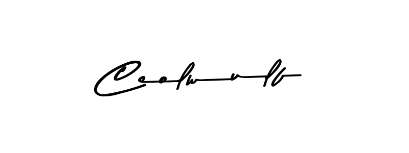 You should practise on your own different ways (Asem Kandis PERSONAL USE) to write your name (Ceolwulf) in signature. don't let someone else do it for you. Ceolwulf signature style 9 images and pictures png