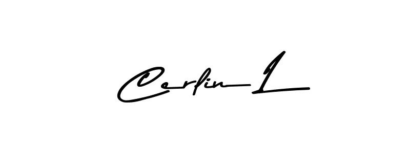 This is the best signature style for the Cerlin L name. Also you like these signature font (Asem Kandis PERSONAL USE). Mix name signature. Cerlin L signature style 9 images and pictures png