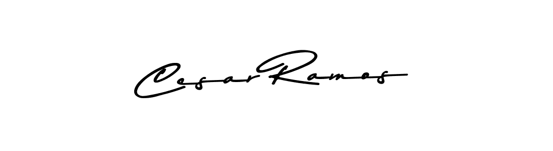 Create a beautiful signature design for name Cesar Ramos. With this signature (Asem Kandis PERSONAL USE) fonts, you can make a handwritten signature for free. Cesar Ramos signature style 9 images and pictures png