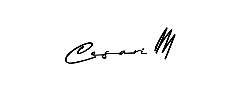 How to make Cesari M signature? Asem Kandis PERSONAL USE is a professional autograph style. Create handwritten signature for Cesari M name. Cesari M signature style 9 images and pictures png