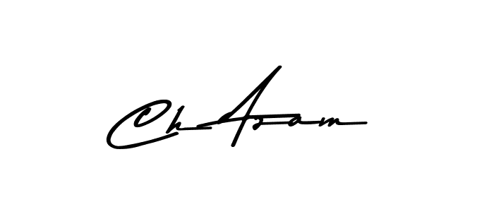 Use a signature maker to create a handwritten signature online. With this signature software, you can design (Asem Kandis PERSONAL USE) your own signature for name Ch Azam. Ch Azam signature style 9 images and pictures png