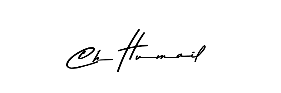 This is the best signature style for the Ch Humail name. Also you like these signature font (Asem Kandis PERSONAL USE). Mix name signature. Ch Humail signature style 9 images and pictures png