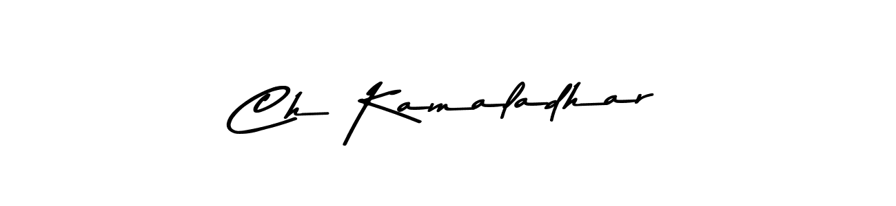 Similarly Asem Kandis PERSONAL USE is the best handwritten signature design. Signature creator online .You can use it as an online autograph creator for name Ch Kamaladhar. Ch Kamaladhar signature style 9 images and pictures png