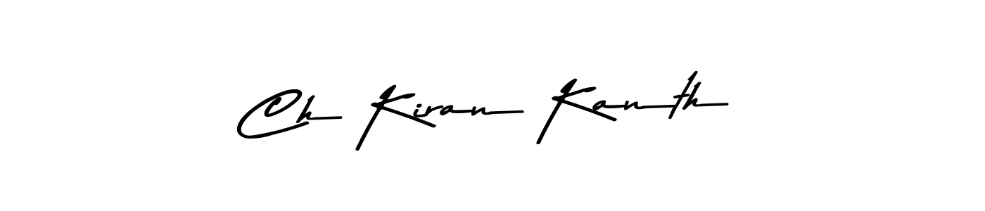 Here are the top 10 professional signature styles for the name Ch Kiran Kanth. These are the best autograph styles you can use for your name. Ch Kiran Kanth signature style 9 images and pictures png