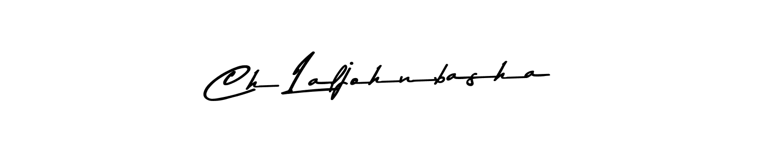 Use a signature maker to create a handwritten signature online. With this signature software, you can design (Asem Kandis PERSONAL USE) your own signature for name Ch Laljohnbasha. Ch Laljohnbasha signature style 9 images and pictures png