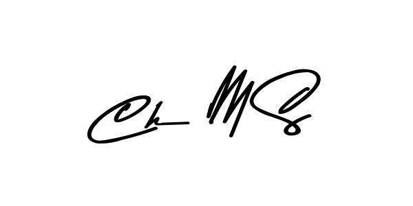 Also You can easily find your signature by using the search form. We will create Ch M S name handwritten signature images for you free of cost using Asem Kandis PERSONAL USE sign style. Ch M S signature style 9 images and pictures png