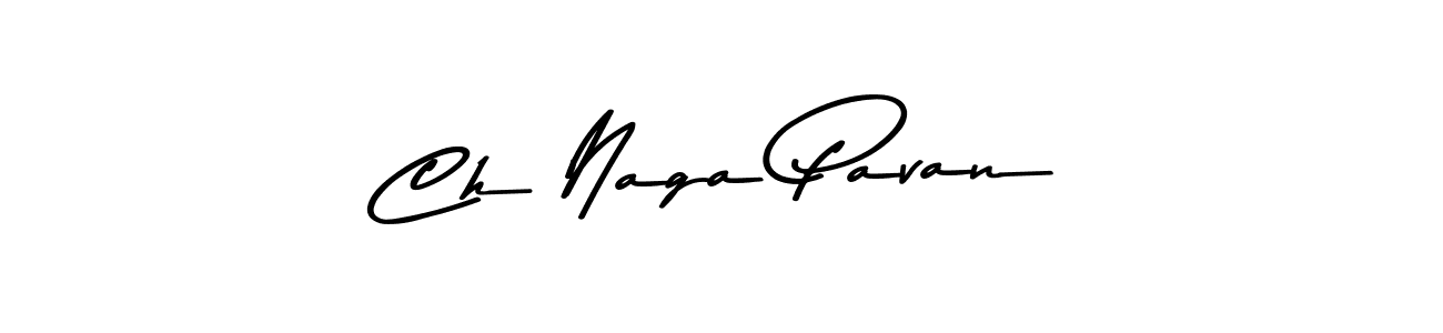 Create a beautiful signature design for name Ch Naga Pavan. With this signature (Asem Kandis PERSONAL USE) fonts, you can make a handwritten signature for free. Ch Naga Pavan signature style 9 images and pictures png