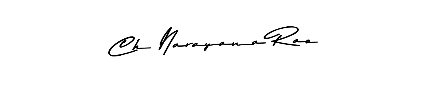 This is the best signature style for the Ch Narayana Rao name. Also you like these signature font (Asem Kandis PERSONAL USE). Mix name signature. Ch Narayana Rao signature style 9 images and pictures png