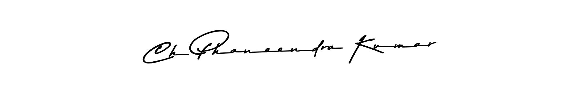 Create a beautiful signature design for name Ch Phaneendra Kumar. With this signature (Asem Kandis PERSONAL USE) fonts, you can make a handwritten signature for free. Ch Phaneendra Kumar signature style 9 images and pictures png