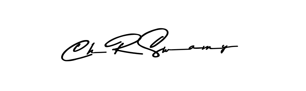 Ch R Swamy stylish signature style. Best Handwritten Sign (Asem Kandis PERSONAL USE) for my name. Handwritten Signature Collection Ideas for my name Ch R Swamy. Ch R Swamy signature style 9 images and pictures png