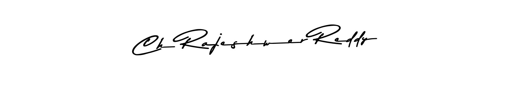 Make a beautiful signature design for name Ch Rajeshwer Reddy. Use this online signature maker to create a handwritten signature for free. Ch Rajeshwer Reddy signature style 9 images and pictures png