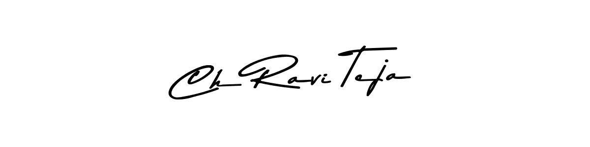 Create a beautiful signature design for name Ch Ravi Teja. With this signature (Asem Kandis PERSONAL USE) fonts, you can make a handwritten signature for free. Ch Ravi Teja signature style 9 images and pictures png