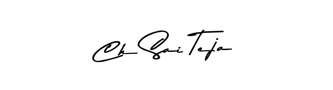 Make a beautiful signature design for name Ch Sai Teja. Use this online signature maker to create a handwritten signature for free. Ch Sai Teja signature style 9 images and pictures png