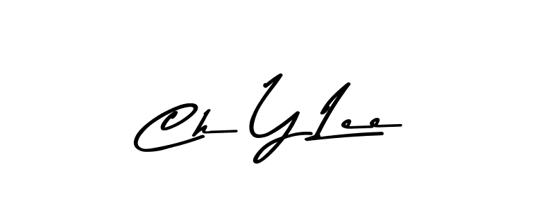 Make a beautiful signature design for name Ch Y Lee. With this signature (Asem Kandis PERSONAL USE) style, you can create a handwritten signature for free. Ch Y Lee signature style 9 images and pictures png