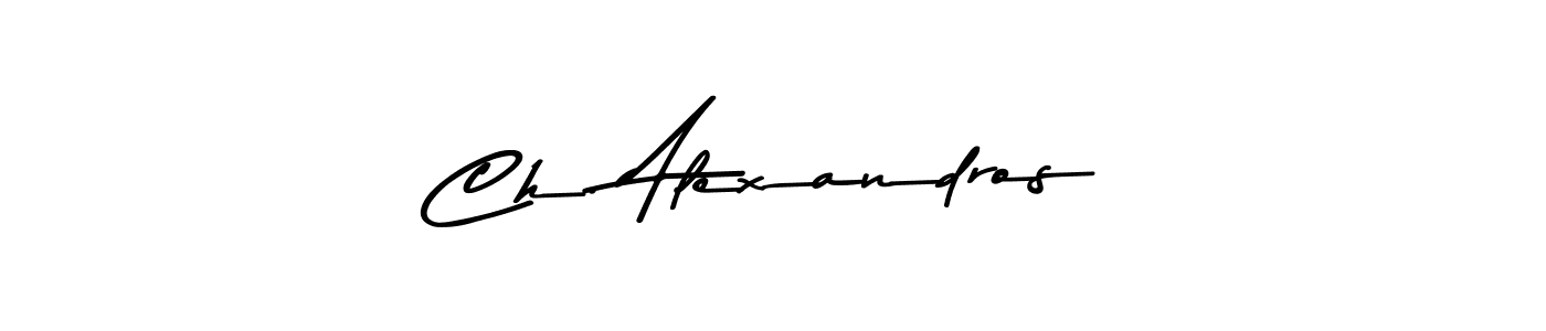 Ch. Alexandros stylish signature style. Best Handwritten Sign (Asem Kandis PERSONAL USE) for my name. Handwritten Signature Collection Ideas for my name Ch. Alexandros. Ch. Alexandros signature style 9 images and pictures png