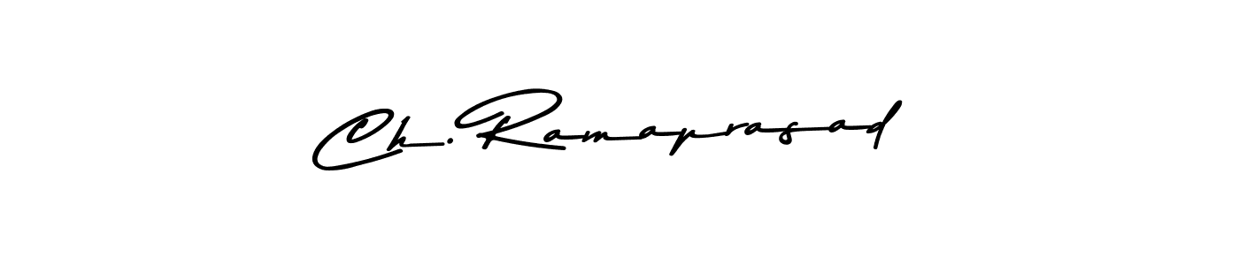 This is the best signature style for the Ch. Ramaprasad name. Also you like these signature font (Asem Kandis PERSONAL USE). Mix name signature. Ch. Ramaprasad signature style 9 images and pictures png