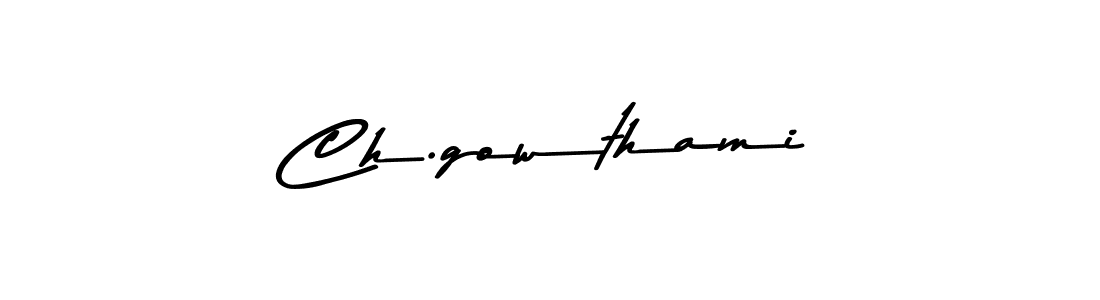 Also we have Ch.gowthami name is the best signature style. Create professional handwritten signature collection using Asem Kandis PERSONAL USE autograph style. Ch.gowthami signature style 9 images and pictures png
