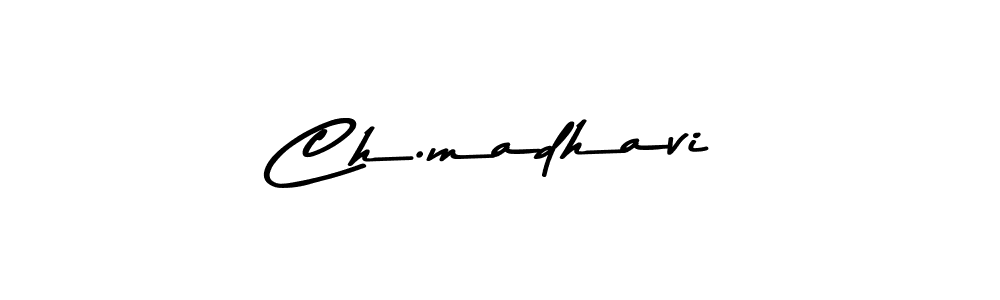 Also You can easily find your signature by using the search form. We will create Ch.madhavi name handwritten signature images for you free of cost using Asem Kandis PERSONAL USE sign style. Ch.madhavi signature style 9 images and pictures png