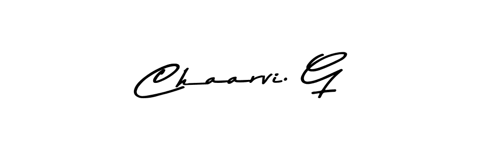 How to make Chaarvi. G signature? Asem Kandis PERSONAL USE is a professional autograph style. Create handwritten signature for Chaarvi. G name. Chaarvi. G signature style 9 images and pictures png