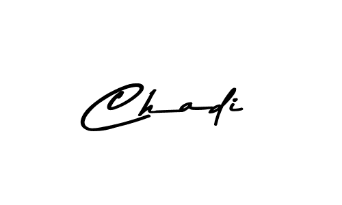 Make a beautiful signature design for name Chadi. With this signature (Asem Kandis PERSONAL USE) style, you can create a handwritten signature for free. Chadi signature style 9 images and pictures png