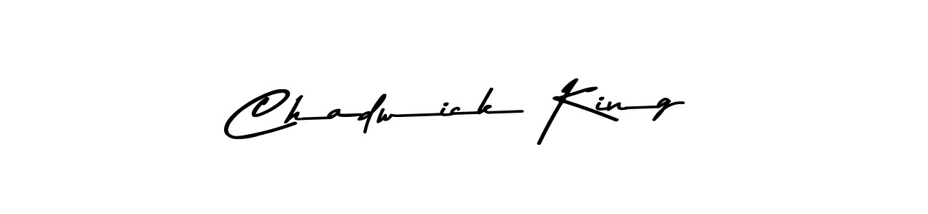 Similarly Asem Kandis PERSONAL USE is the best handwritten signature design. Signature creator online .You can use it as an online autograph creator for name Chadwick King. Chadwick King signature style 9 images and pictures png