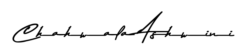 Personalize your online presence with Chahwala Ashwini signature rendered in elegant Asem Kandis PERSONAL USE font. Great for website footers and blogs. Chahwala Ashwini signature style 9 images and pictures png