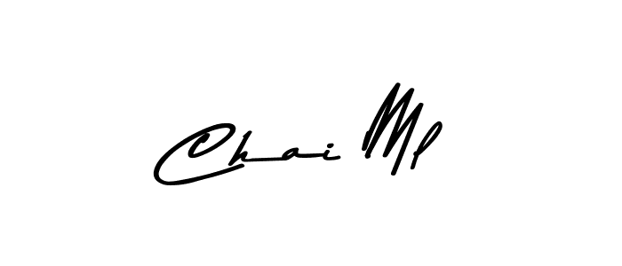 Chai Ml stylish signature style. Best Handwritten Sign (Asem Kandis PERSONAL USE) for my name. Handwritten Signature Collection Ideas for my name Chai Ml. Chai Ml signature style 9 images and pictures png