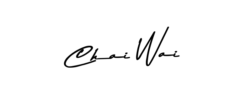 Use a signature maker to create a handwritten signature online. With this signature software, you can design (Asem Kandis PERSONAL USE) your own signature for name Chai Wai. Chai Wai signature style 9 images and pictures png