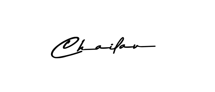 Make a beautiful signature design for name Chailau. With this signature (Asem Kandis PERSONAL USE) style, you can create a handwritten signature for free. Chailau signature style 9 images and pictures png