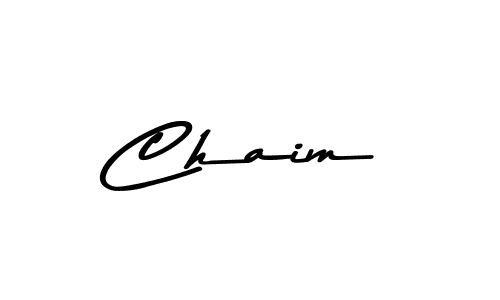 This is the best signature style for the Chaim name. Also you like these signature font (Asem Kandis PERSONAL USE). Mix name signature. Chaim signature style 9 images and pictures png