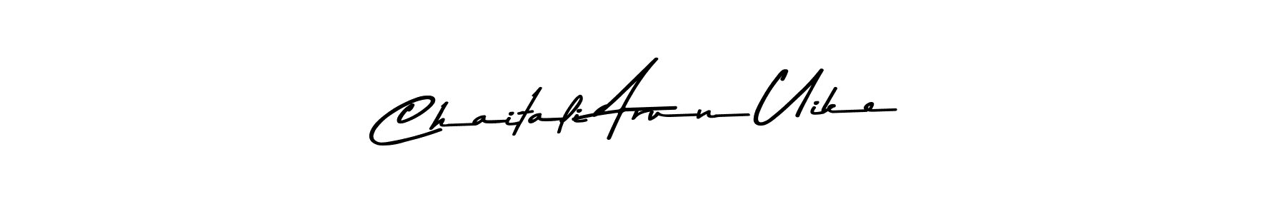 Design your own signature with our free online signature maker. With this signature software, you can create a handwritten (Asem Kandis PERSONAL USE) signature for name Chaitali Arun Uike. Chaitali Arun Uike signature style 9 images and pictures png