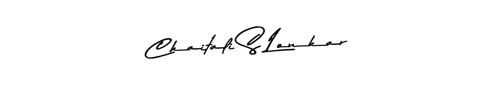 if you are searching for the best signature style for your name Chaitali S Lonkar. so please give up your signature search. here we have designed multiple signature styles  using Asem Kandis PERSONAL USE. Chaitali S Lonkar signature style 9 images and pictures png