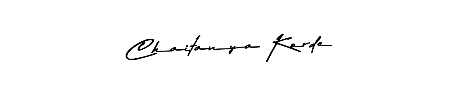 Similarly Asem Kandis PERSONAL USE is the best handwritten signature design. Signature creator online .You can use it as an online autograph creator for name Chaitanya Korde. Chaitanya Korde signature style 9 images and pictures png