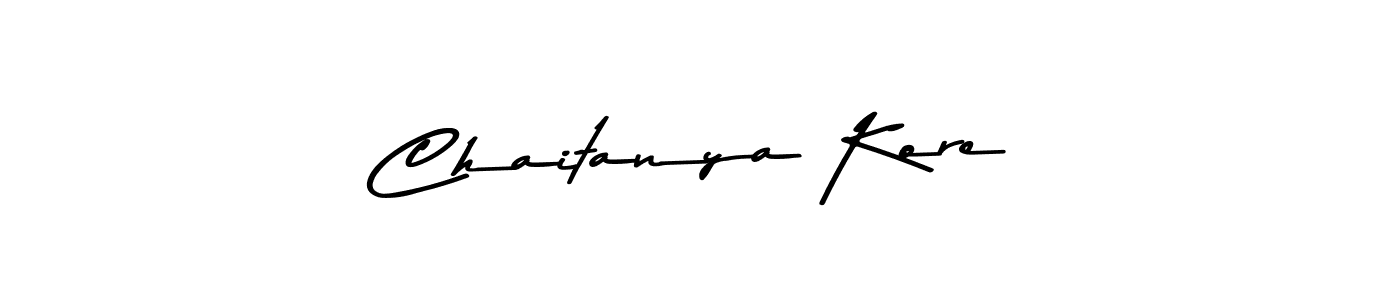 The best way (Asem Kandis PERSONAL USE) to make a short signature is to pick only two or three words in your name. The name Chaitanya Kore include a total of six letters. For converting this name. Chaitanya Kore signature style 9 images and pictures png