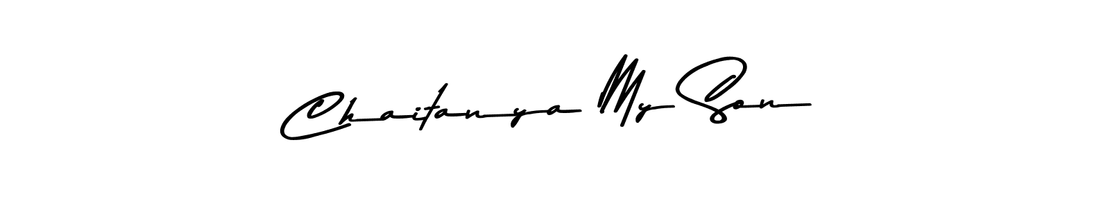 Design your own signature with our free online signature maker. With this signature software, you can create a handwritten (Asem Kandis PERSONAL USE) signature for name Chaitanya My Son. Chaitanya My Son signature style 9 images and pictures png