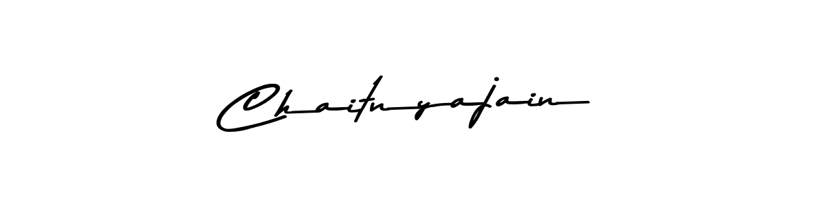 Use a signature maker to create a handwritten signature online. With this signature software, you can design (Asem Kandis PERSONAL USE) your own signature for name Chaitnyajain. Chaitnyajain signature style 9 images and pictures png