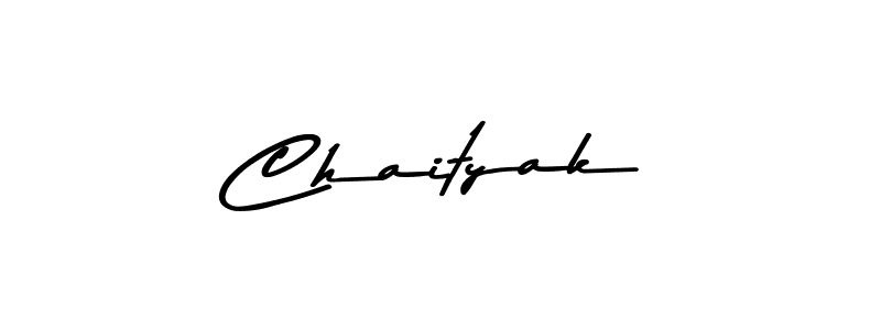 Make a beautiful signature design for name Chaityak. With this signature (Asem Kandis PERSONAL USE) style, you can create a handwritten signature for free. Chaityak signature style 9 images and pictures png