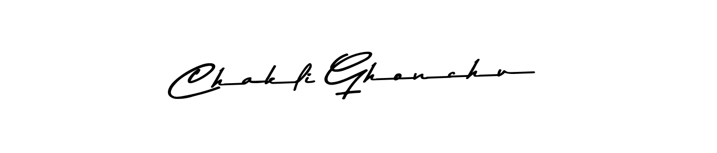 Also we have Chakli Ghonchu name is the best signature style. Create professional handwritten signature collection using Asem Kandis PERSONAL USE autograph style. Chakli Ghonchu signature style 9 images and pictures png
