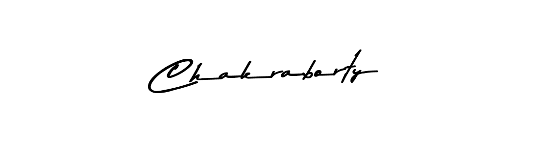 Create a beautiful signature design for name Chakraborty. With this signature (Asem Kandis PERSONAL USE) fonts, you can make a handwritten signature for free. Chakraborty signature style 9 images and pictures png