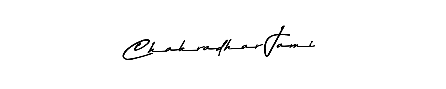 Use a signature maker to create a handwritten signature online. With this signature software, you can design (Asem Kandis PERSONAL USE) your own signature for name Chakradhar Jami. Chakradhar Jami signature style 9 images and pictures png