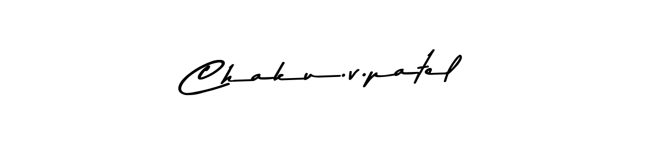 Make a beautiful signature design for name Chaku.v.patel. Use this online signature maker to create a handwritten signature for free. Chaku.v.patel signature style 9 images and pictures png